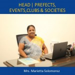 Head Prefects,Events,Clubs and Societies