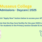 Admissions - Daycare -2025